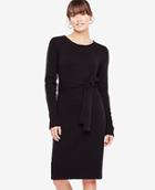 Ann Taylor Belted Sweater Dress