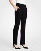 Ann Taylor The Straight Pant In Doubleweave
