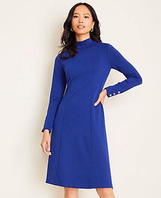 Ann Taylor Tie Back Flare Dress