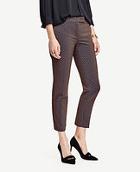Ann Taylor Devin Geo Jacquard Everyday Ankle Pants