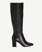 Ann Taylor Florence Leather Heeled Boots
