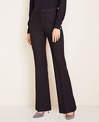 Ann Taylor The Madison High Waist Trouser In Marled Glen Plaid