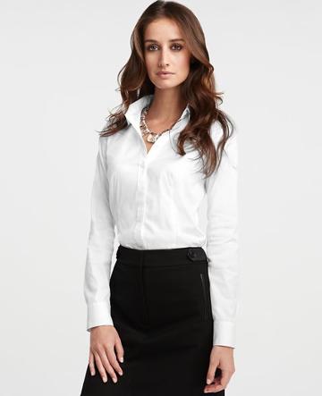  Ann Taylor Petite Perfect Button Down Shirt