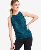 Ann Taylor Lace Halter Shell