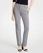 Ann Taylor The Straight Leg Pant In Puppytooth - Curvy Fit