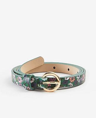 Ann Taylor Floral Skinny Belt
