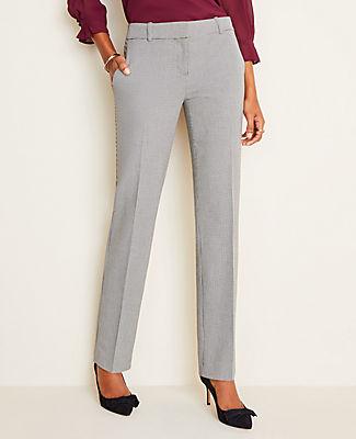 Ann Taylor The Straight Pant In Houndstooth