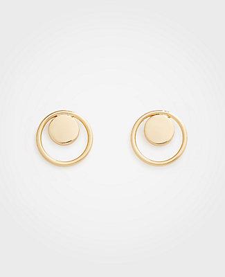 Ann Taylor Modern Metallic Stud Earrings