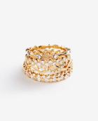 Ann Taylor Summer Stacked Ring Set