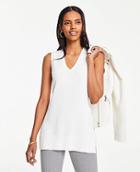 Ann Taylor V-neck Tunic Sweater Shell
