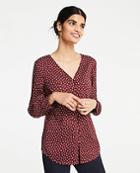 Ann Taylor Spade V-neck Blouse