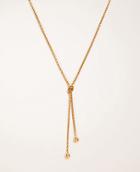 Ann Taylor Knotted Ball Pendant Necklace