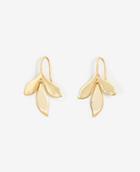 Ann Taylor Leaf Drop Earrings