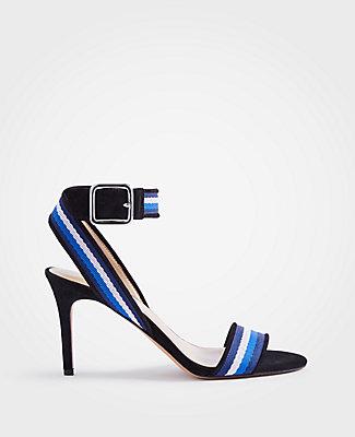 Ann Taylor Annalise Ribbon Heeled Sandals