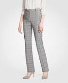 Ann Taylor The Straight Leg Pant In Glen Plaid - Classic Fit