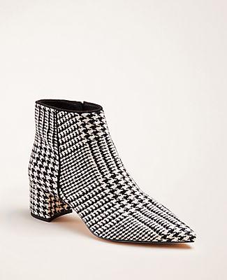 Ann Taylor Kacey Block Heel Booties