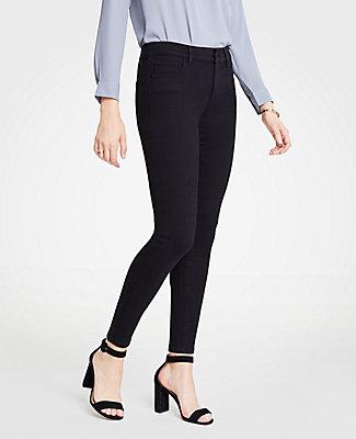 Ann Taylor Curvy All Day Skinny Jeans In Black