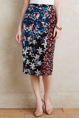 Yumi Kim Duskbloom Silk Skirt