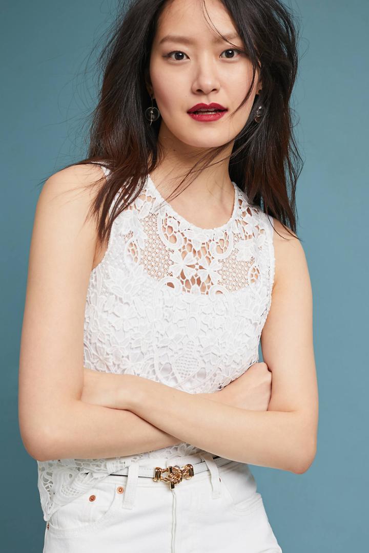 James Coviello Martigues Lace Shell