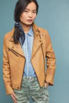 Frye The Biker Studs Leather Moto Jacket