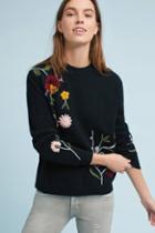 Monarc Embroidered Floral Pullover