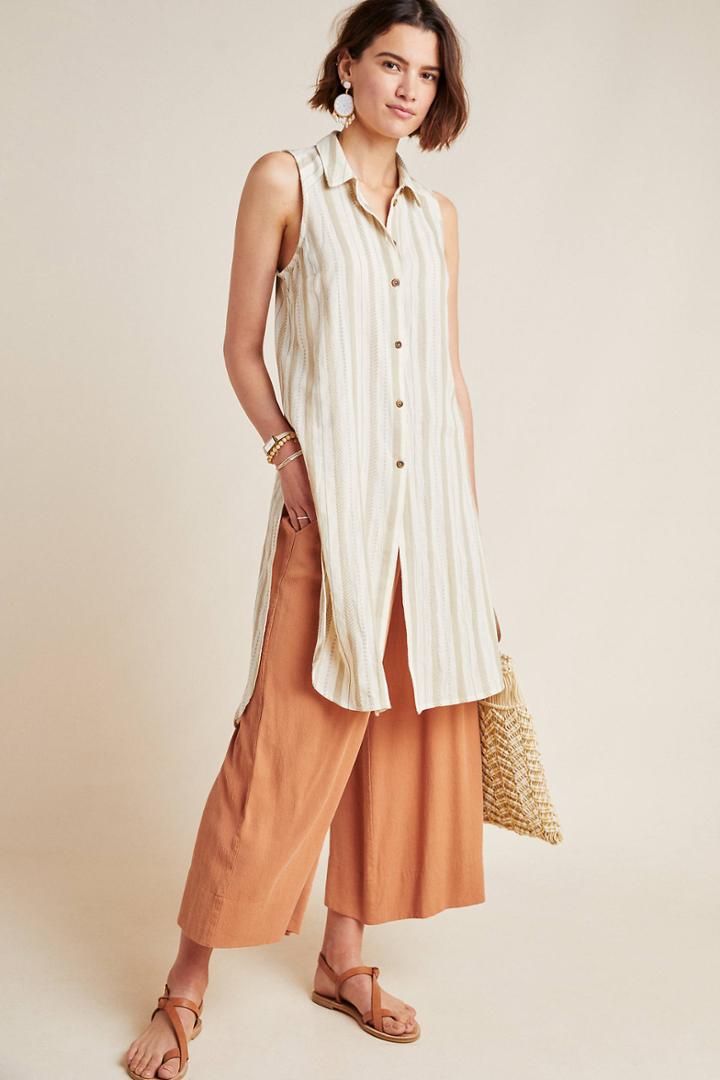 Anthropologie Delphine Textured Tunic