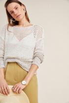 Moth Ombre Open-knit Pullover