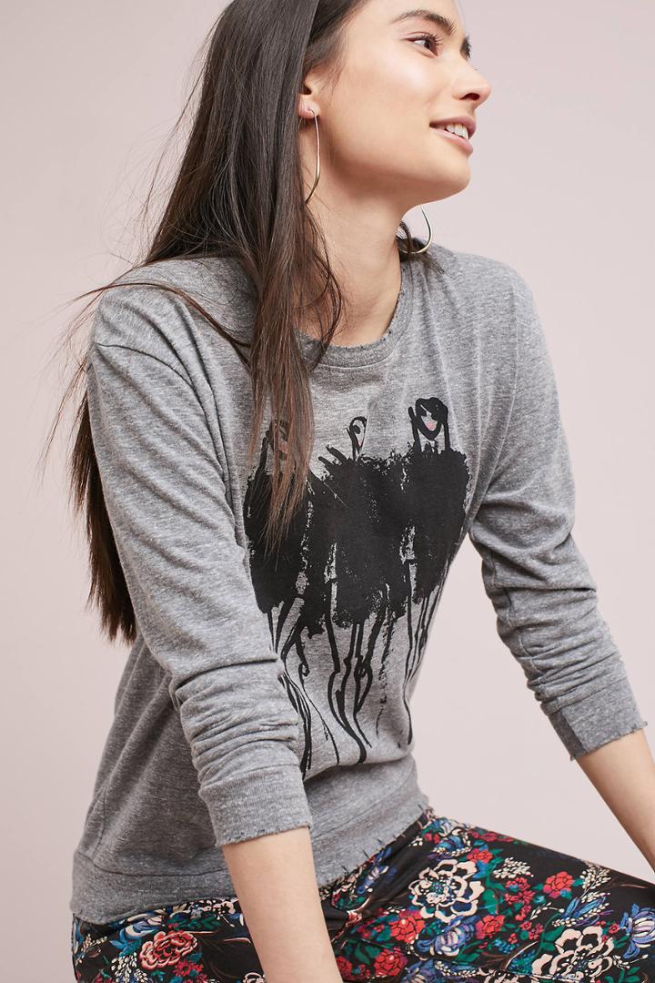 Junk Food Runway Long-sleeved Graphic Tee