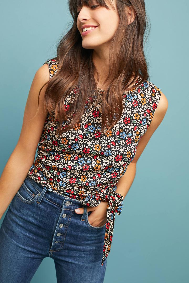 Maeve Pasture Front-tie Top