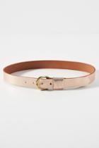 Anthropologie Rose Metallic Belt
