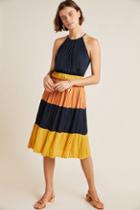 Current Air Jess Colorblocked Midi Dress