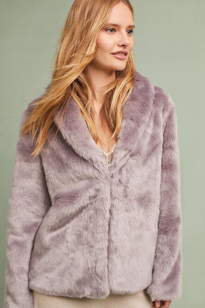Stone Row Newella Faux Fur Jacket