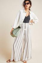 Anthropologie Chiara Corseted Wide-leg Pants