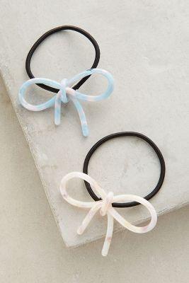 Anthropologie Bow Pony Holders