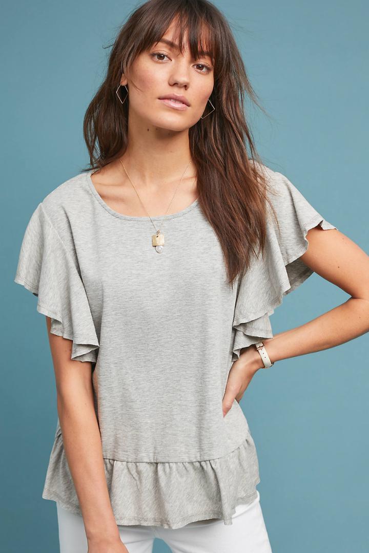 Mo:vint Cassini Ruffled Top