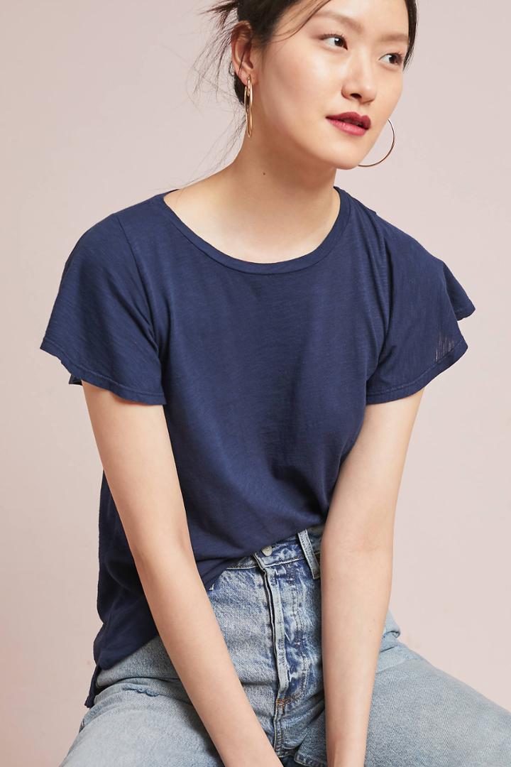 T.la Roadtrip Flutter-sleeve Tee