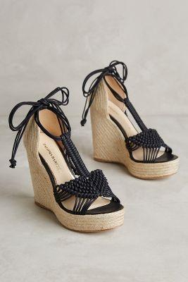 Paloma Barcelo Lucca Wedges Black