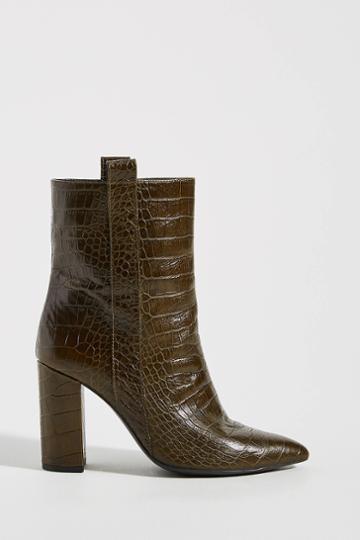 Bruno Premi Crocodile Ankle Boots