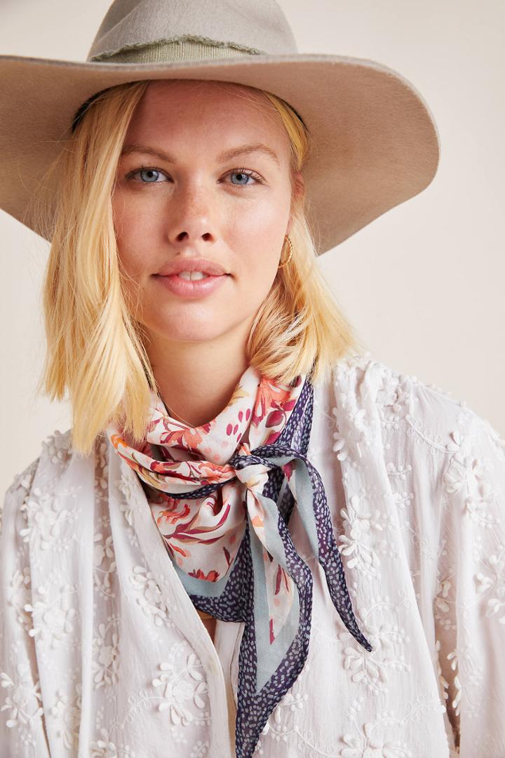 Anthropologie Vineyard Kerchief Scarf