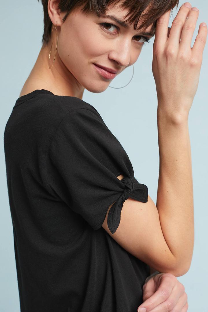 T.la Tied-sleeve Tee