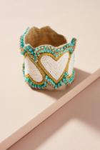Olivia Dar Heart Cuff Bracelet