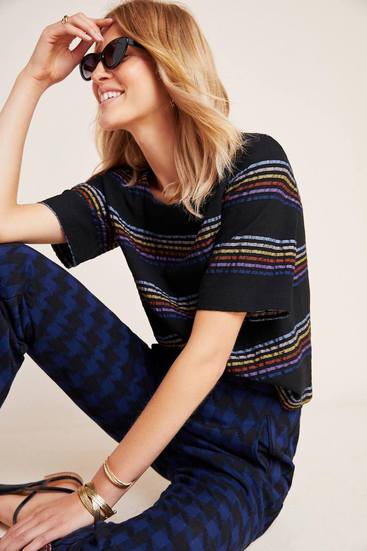 The Odells Luna Boat Neck Blouse