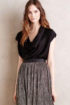 Bordeaux Linnea Cowl Tee