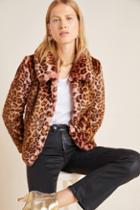 Unreal Fur Leopard Faux Fur Jacket