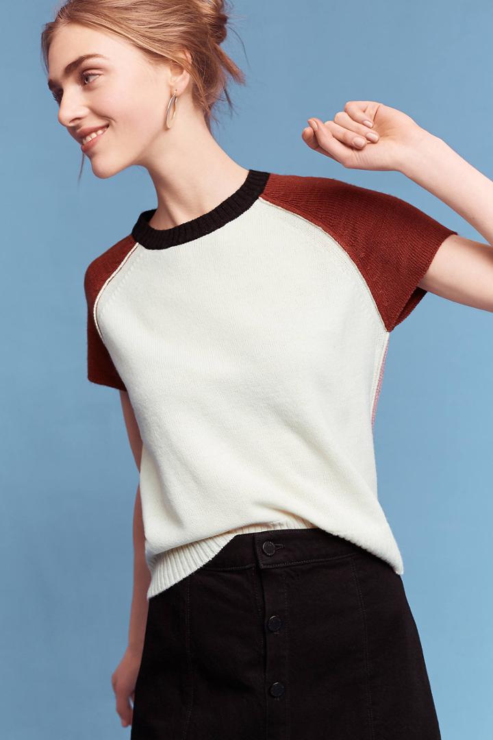 Lili's Closet Cropped Picnic Pullover