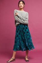 Maeve Starry-eyed Velvet Burnout Skirt