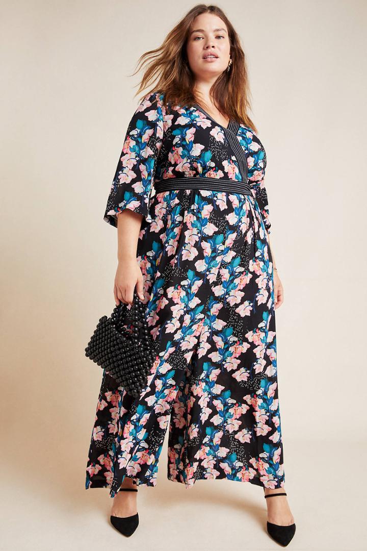 Bl-nk Montage Floral Wide-leg Jumpsuit