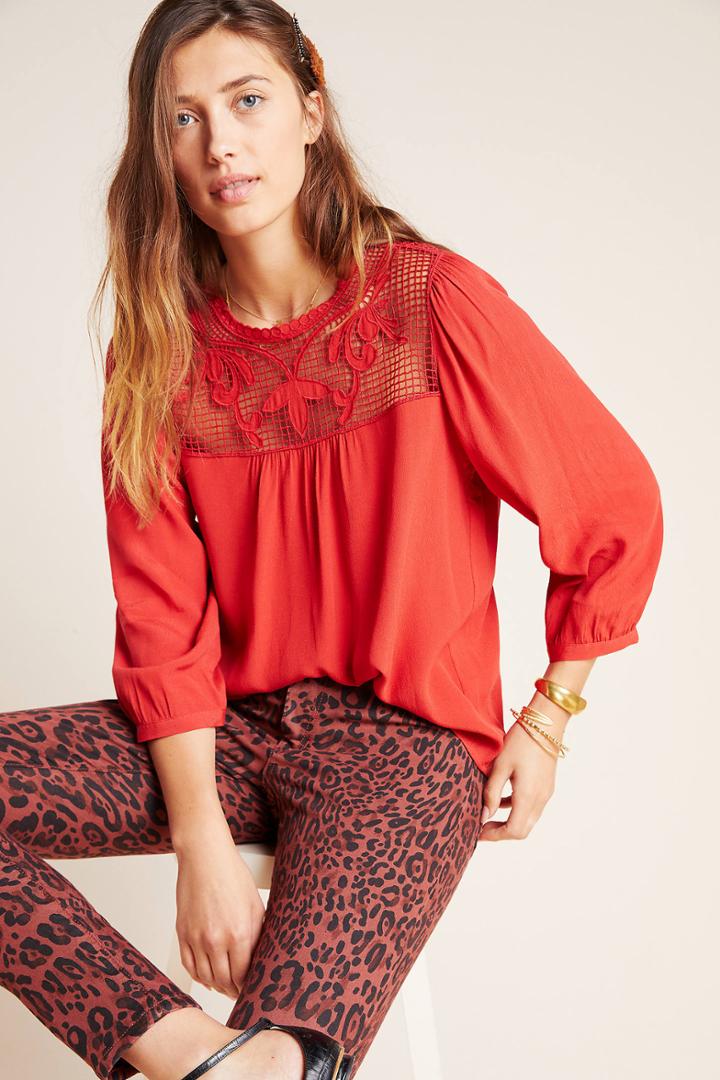 Daniel Rainn Drew Peasant Blouse
