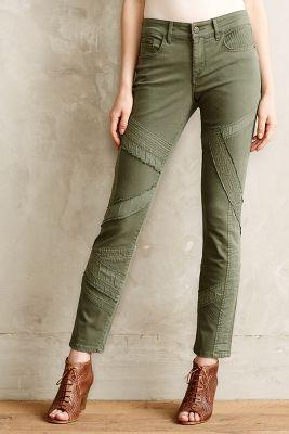 Pilcro Stet Sateen-stripe Jeans