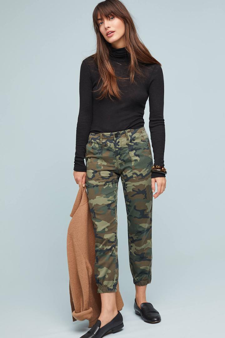 Sanctuary Striped Camo Joggers